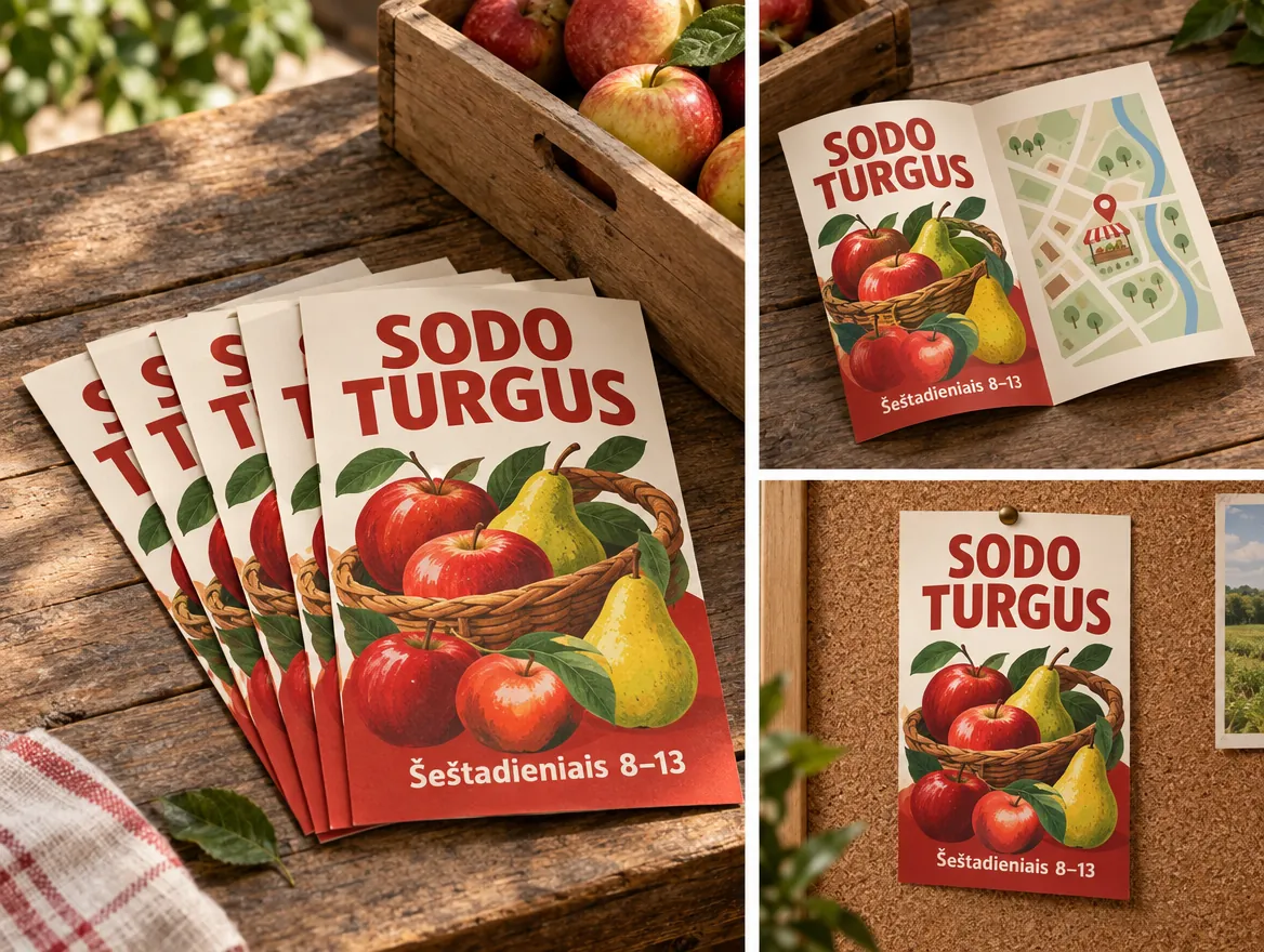 Sodo turgus – skrajutės