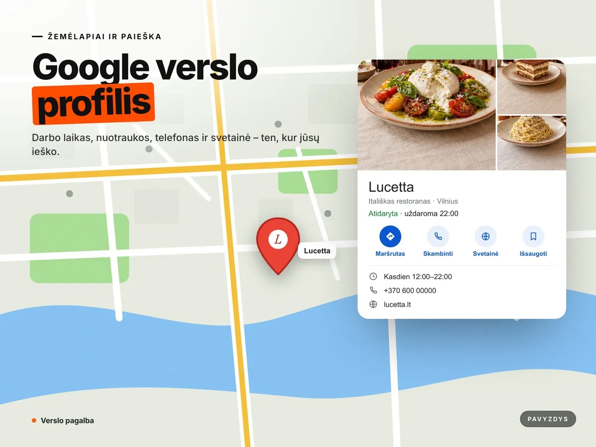 Google verslo profilis